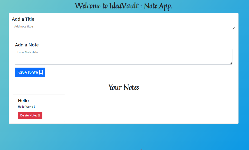 Note App